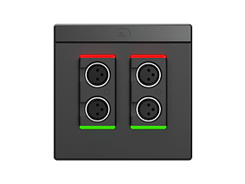 پنل دیواری تحت شبکه Symetrix XLR4: